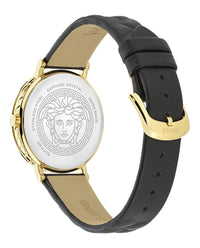 Versace Versace Womens  Gold 35mm Strap Fashion Watch