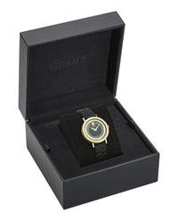 Versace Versace Womens  Gold 35mm Strap Fashion Watch