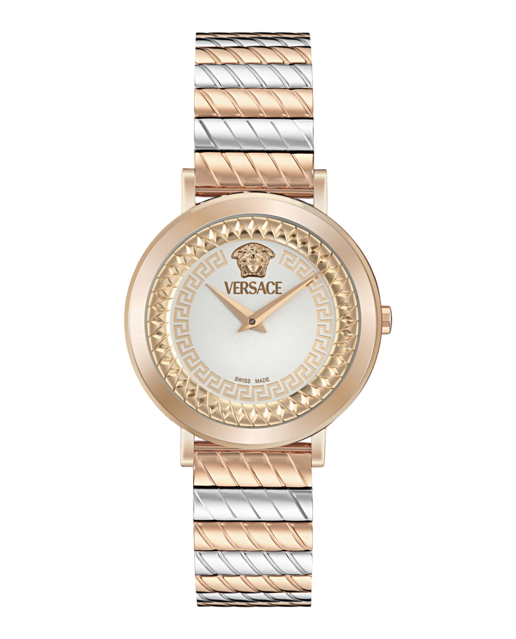 Versace Versace Womens  Two Tone 35mm Bracelet Fashion Watch