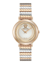 Versace Versace Womens  Two Tone 35mm Bracelet Fashion Watch