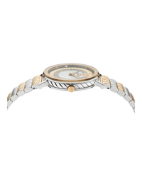 Versace Versace Womens  Two Tone 35mm Bracelet Fashion Watch