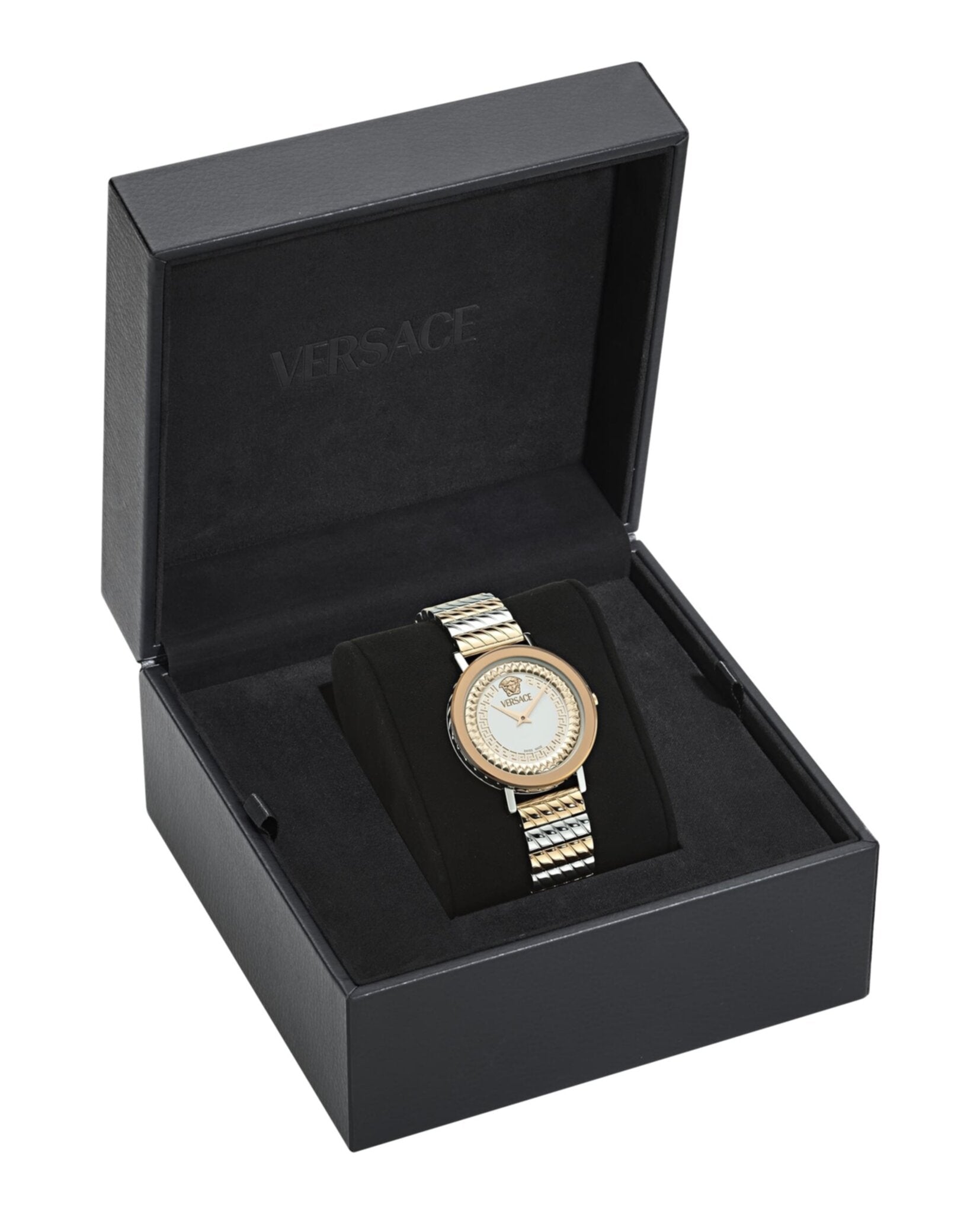 Versace Versace Womens  Two Tone 35mm Bracelet Fashion Watch
