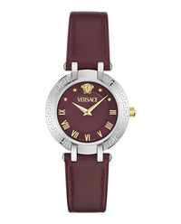 Versace Versace Womens  Two Tone 34mm Strap Fashion Watch