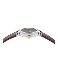 Versace Versace Womens  Two Tone 34mm Strap Fashion Watch