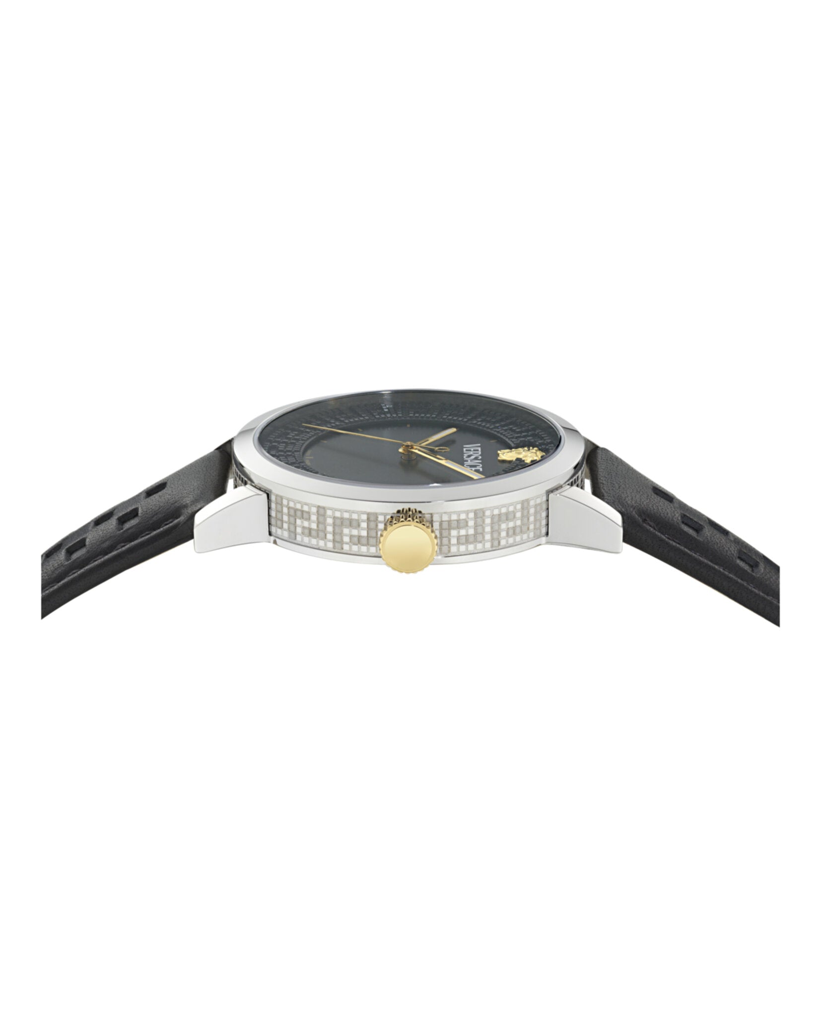 Versace Versace Mens  Stainless Steel 40mm Strap Fashion Watch