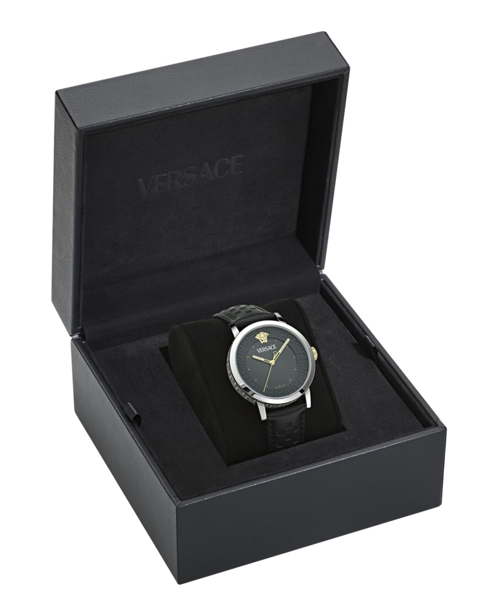 Versace Versace Mens  Stainless Steel 40mm Strap Fashion Watch