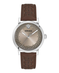 Versace Versace Mens  Stainless Steel 40mm Strap Fashion Watch