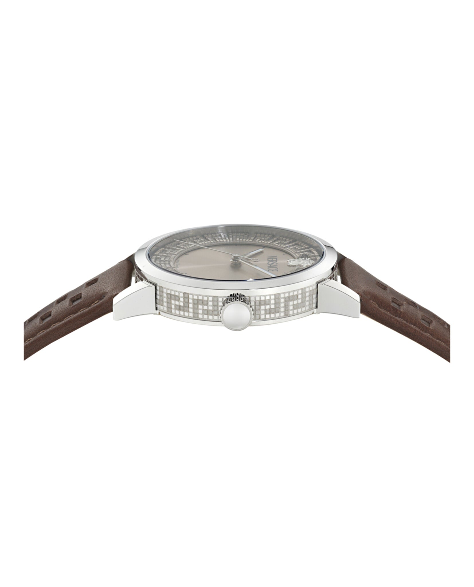 Versace Versace Mens  Stainless Steel 40mm Strap Fashion Watch