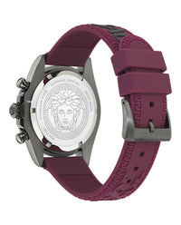 Versace Versace Mens  Stainless Steel 43mm Strap Fashion Watch