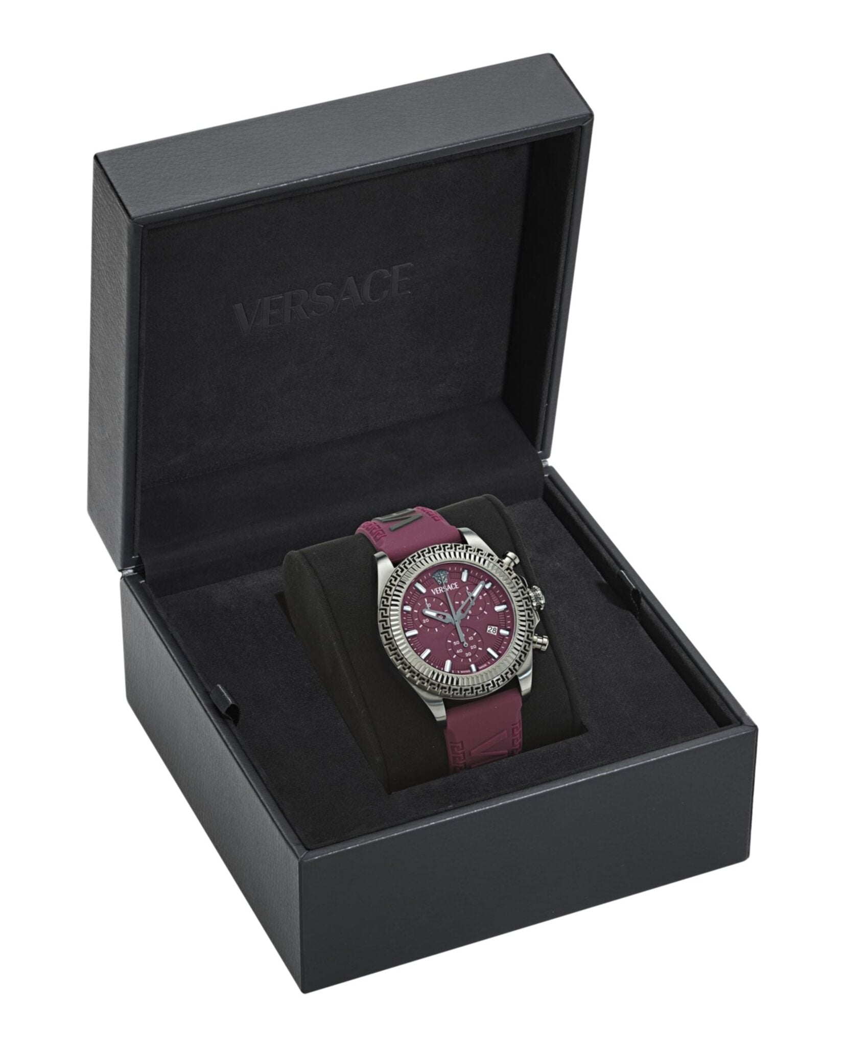 Versace Versace Mens  Stainless Steel 43mm Strap Fashion Watch