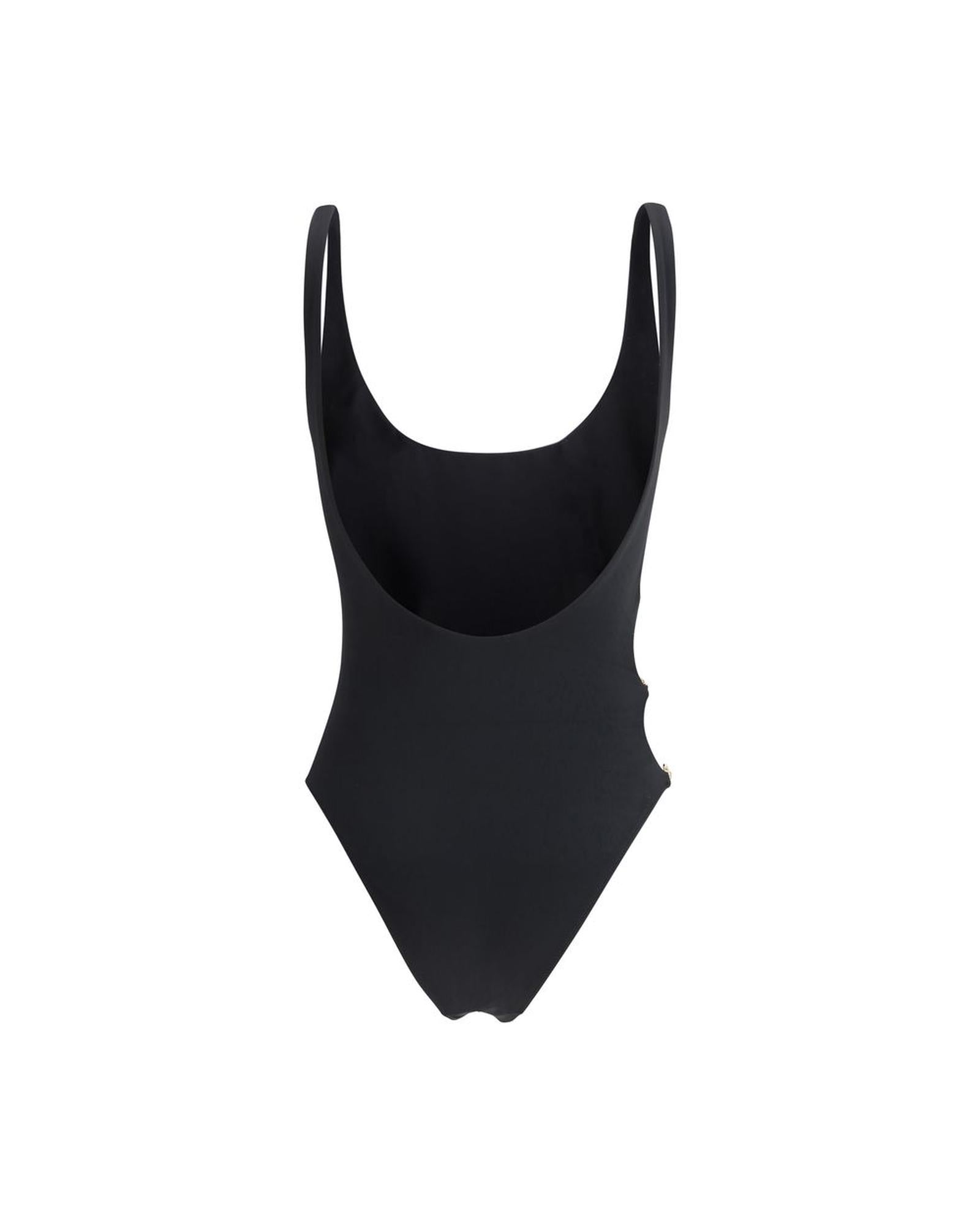 Versace Cutout One-Piece Swimsuit Women Black Swimwear