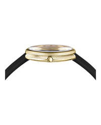 Versace Versace Womens  Gold 38mm Strap Fashion Watch