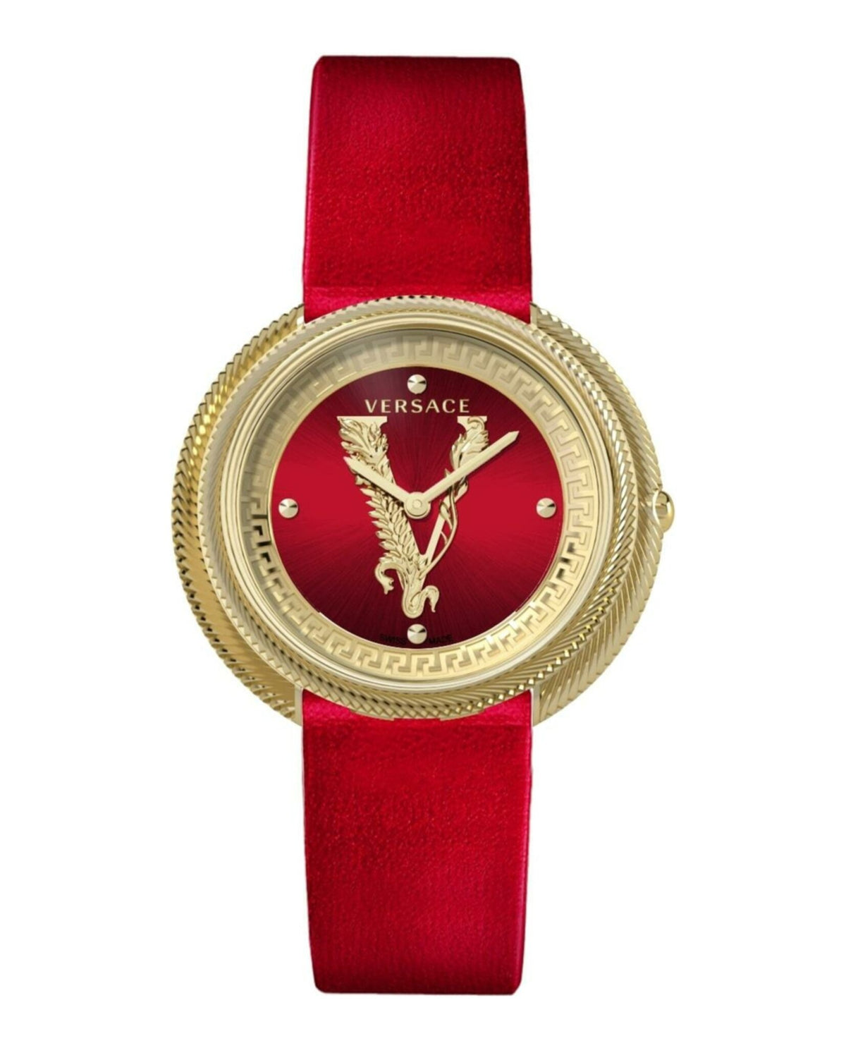 Versace Womens Gold 38mm Strap Fashion Watch