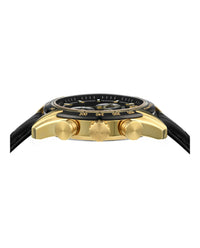 Versace Versace Mens  Gold 44mm Strap Fashion Watch