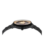 Versace Womens La Medusa IP Black 38mm Bracelet Fashion Watch