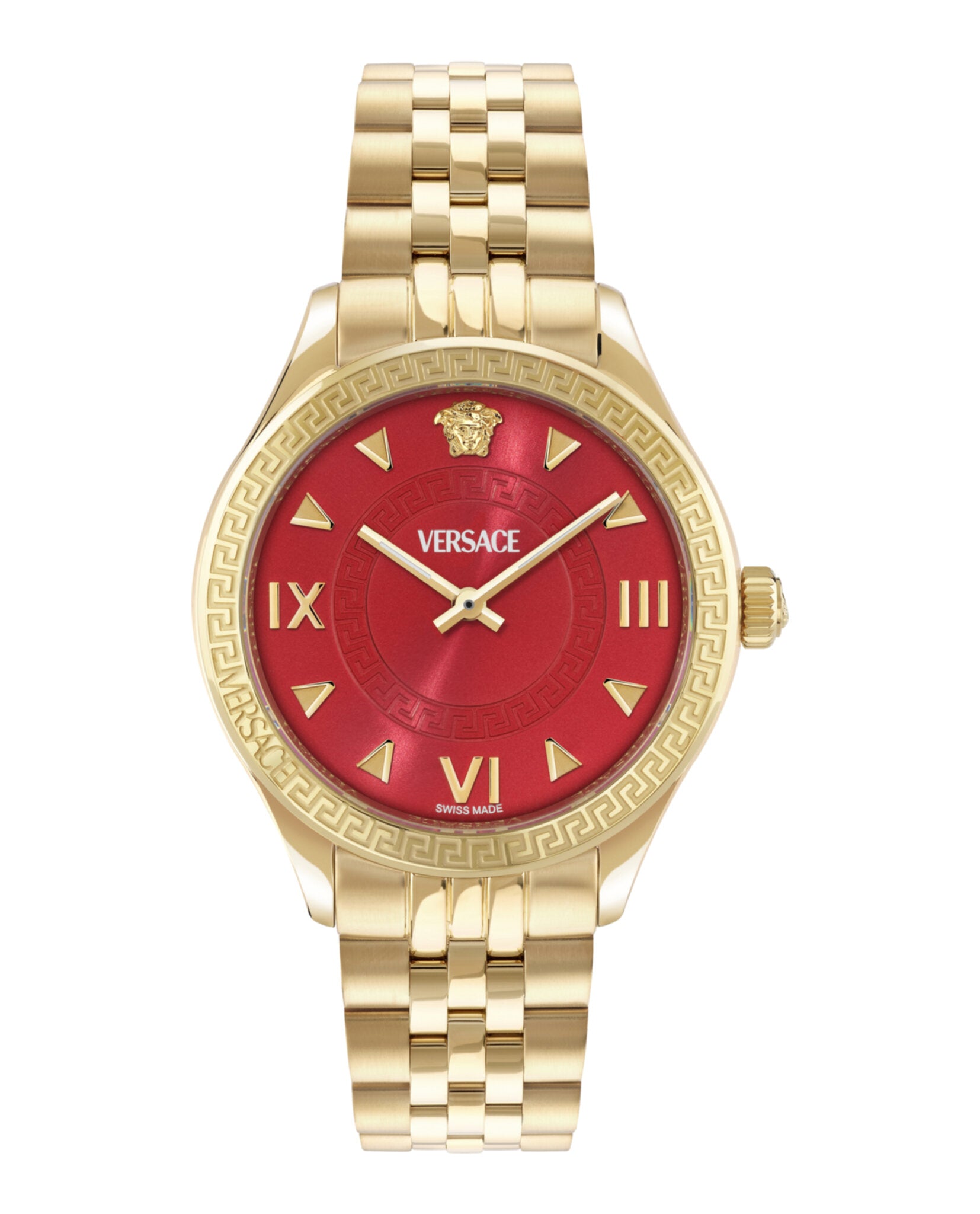 Versace Womens Gold 35mm Bracelet Fashion Watch