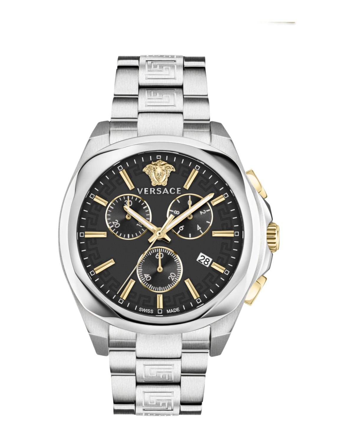 Versace Versace Womens  Stainless Steel 40mm Bracelet Fashion Watch