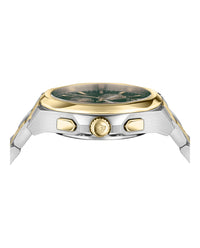 Versace Versace Womens  Two Tone 40mm Bracelet Fashion Watch