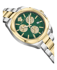 Versace Versace Womens  Two Tone 40mm Bracelet Fashion Watch