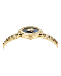 Versace Womens Medusa Infinite IP Yellow Gold 38mm Bracelet Fashion Watch