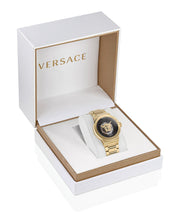 Versace Womens Medusa Infinite IP Yellow Gold 40mm Bracelet Fashion Watch