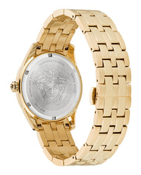 Versace Mens IP Yellow Gold 41mm Bracelet Fashion Watch