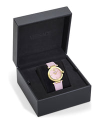 Versace Womens Gold 35mm Strap Fashion Watch