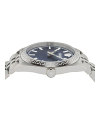 Versace Womens Stainless Steel 32mm Bracelet Fashion Watch