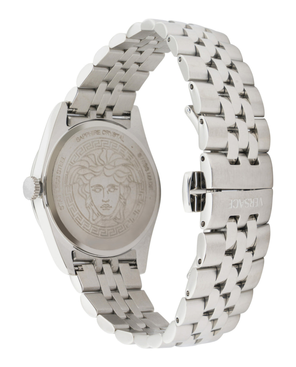 Versace Womens Stainless Steel 32mm Bracelet Fashion Watch