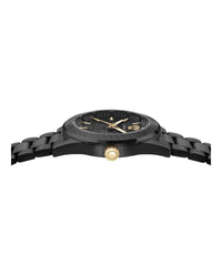 Versace Mens Black 42mm Bracelet Fashion Watch