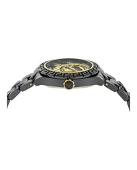 Versace Versace Womens  Black 40mm Bracelet Fashion Watch