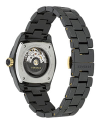 Versace Versace Womens  Black 40mm Bracelet Fashion Watch