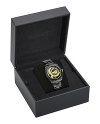 Versace Versace Womens  Black 40mm Bracelet Fashion Watch