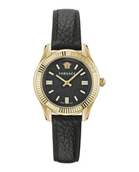 Versace Womens Greca Time 35mm Strap Fashion Watch
