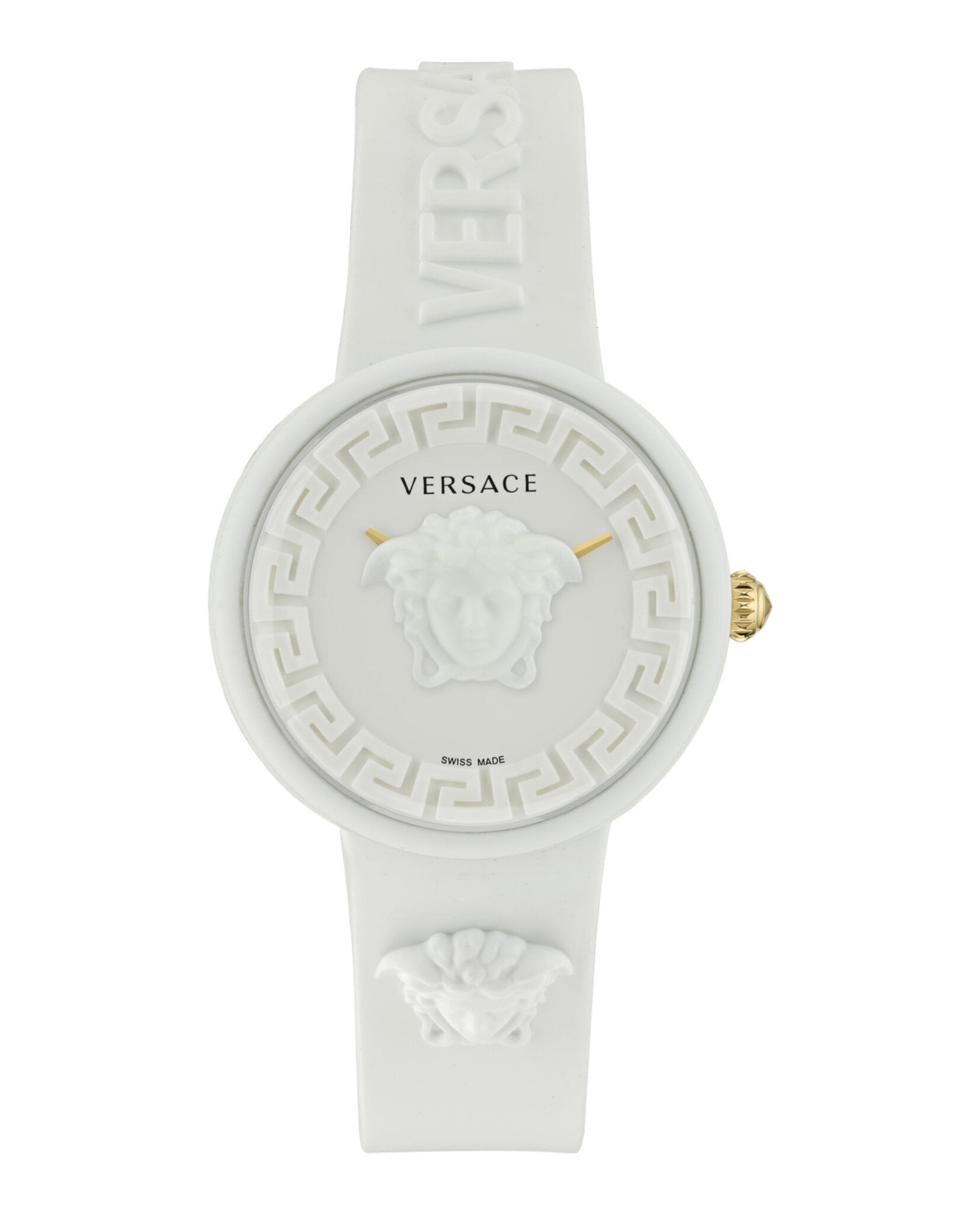 Versace Womens White 39mm Strap Fashion Watch