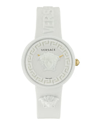 Versace Womens White 39mm Strap Fashion Watch