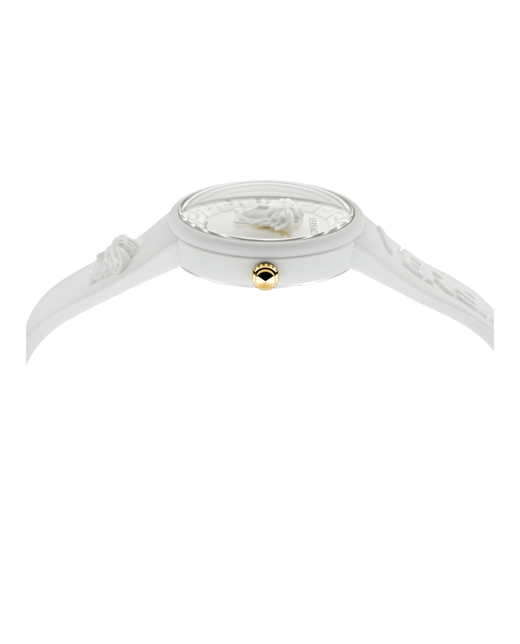 Versace Womens White 39mm Strap Fashion Watch