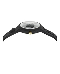 Versace Womens Black 39mm Strap Fashion Watch