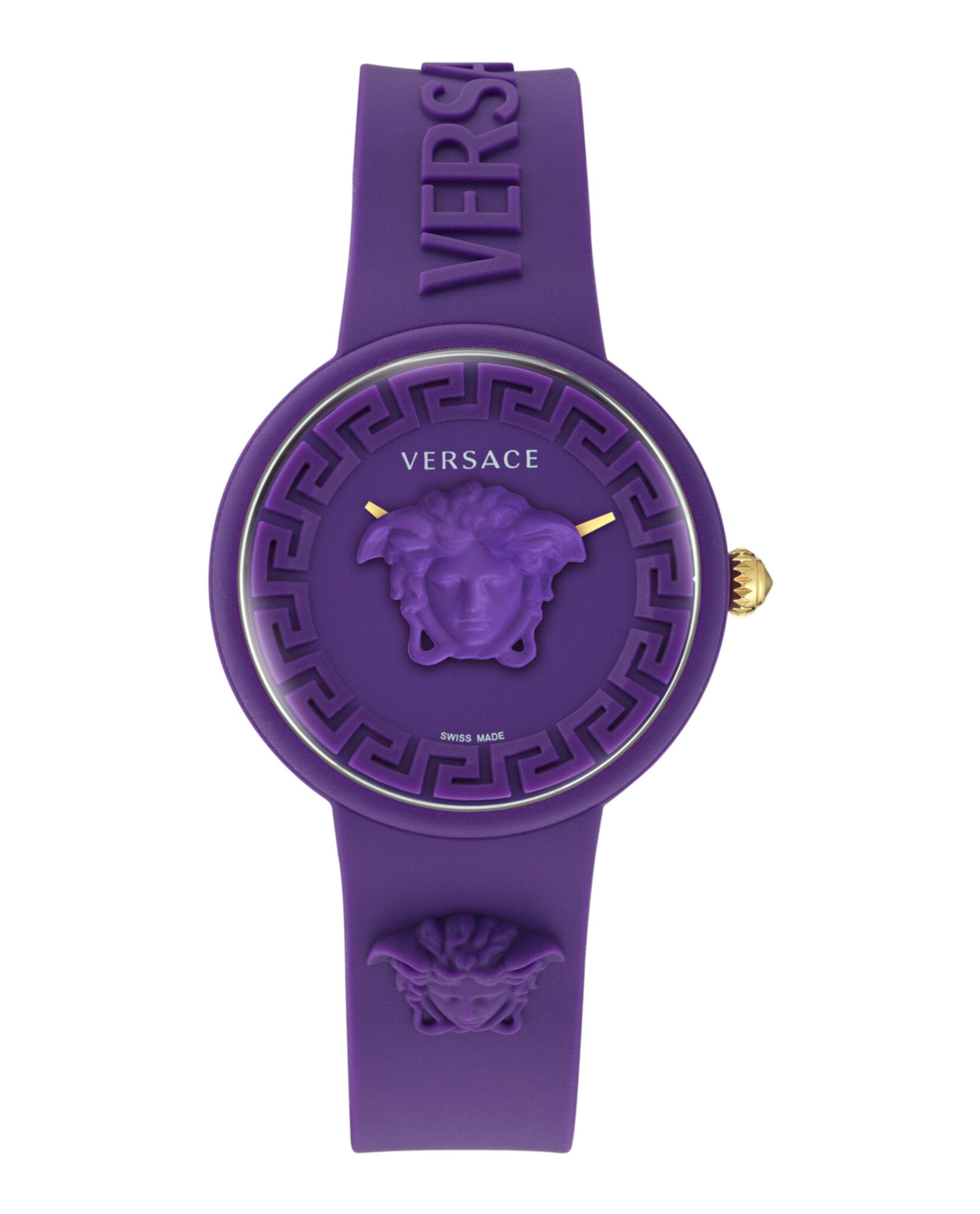 Versace Womens Medusa Pop Purple 39mm Strap Fashion Watch