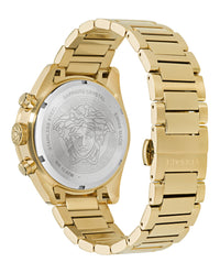 Versace Versace Mens  IP Yellow Gold 43mm Bracelet Fashion Watch