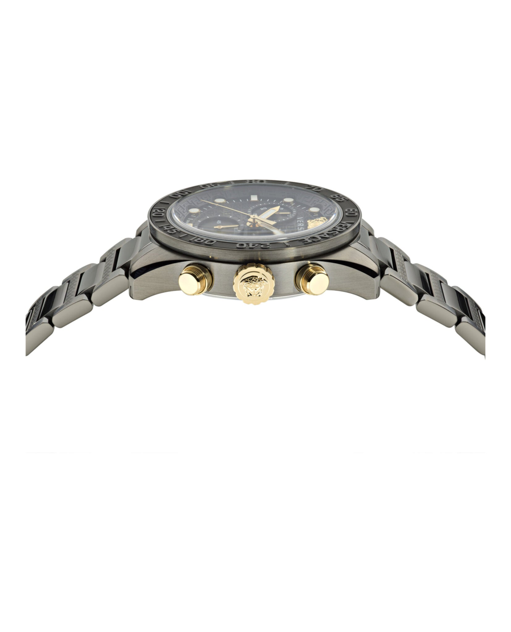 Versace Mens Greca Dome 43mm Bracelet Fashion Watch