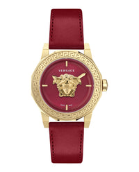 Versace Womens Gold 38mm Strap Fashion Watch