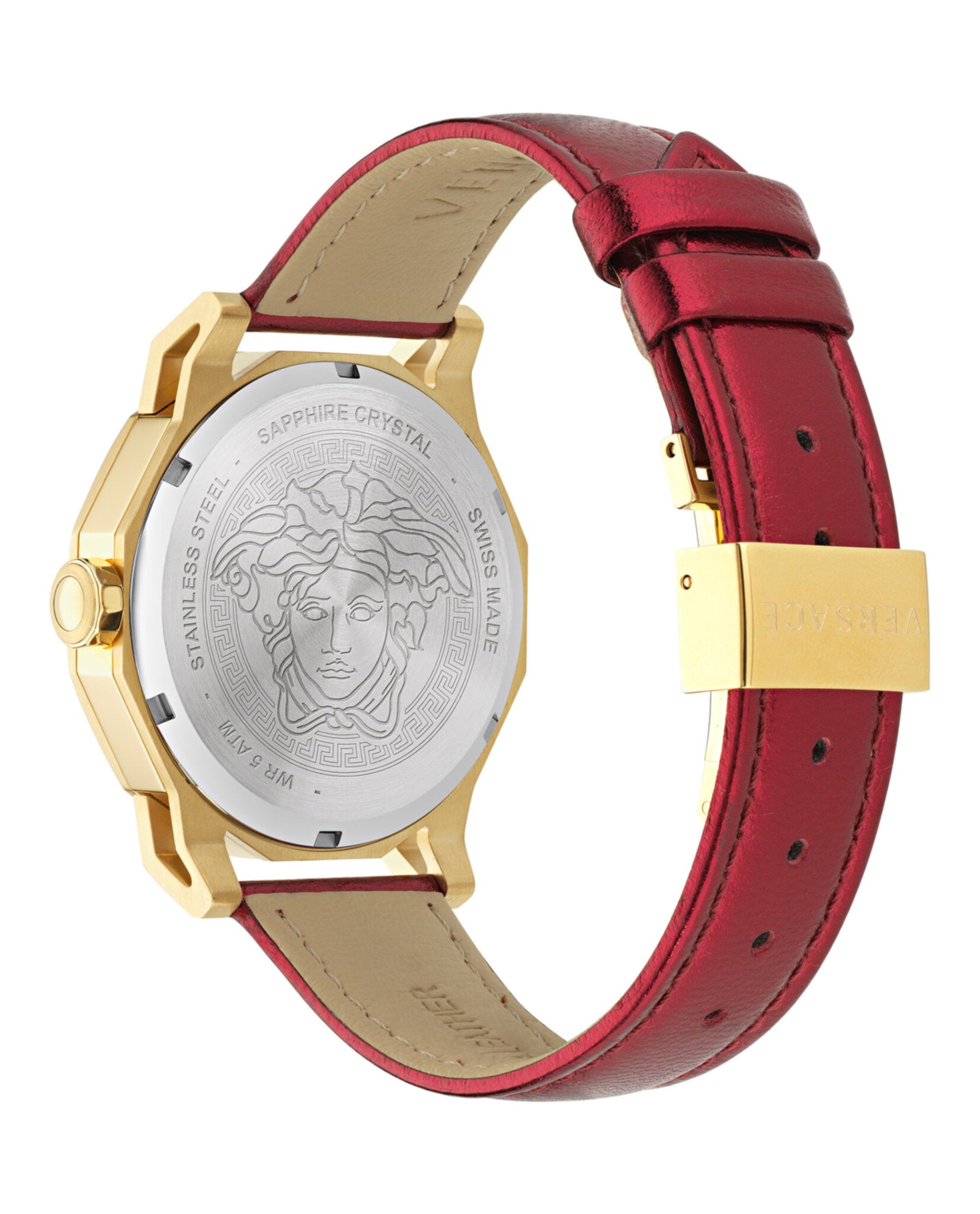 Versace Womens Medusa Deco 38mm Strap Fashion Watch