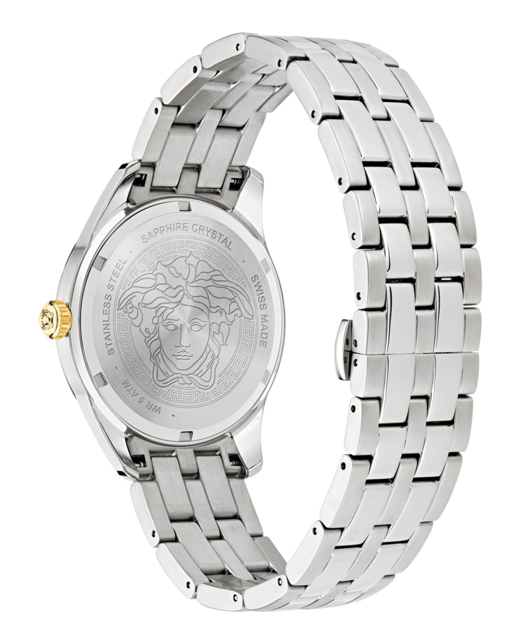Versace Mens Greca Time 41mm Strap Fashion Watch