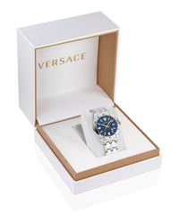 Versace Mens Greca Time 41mm Strap Fashion Watch