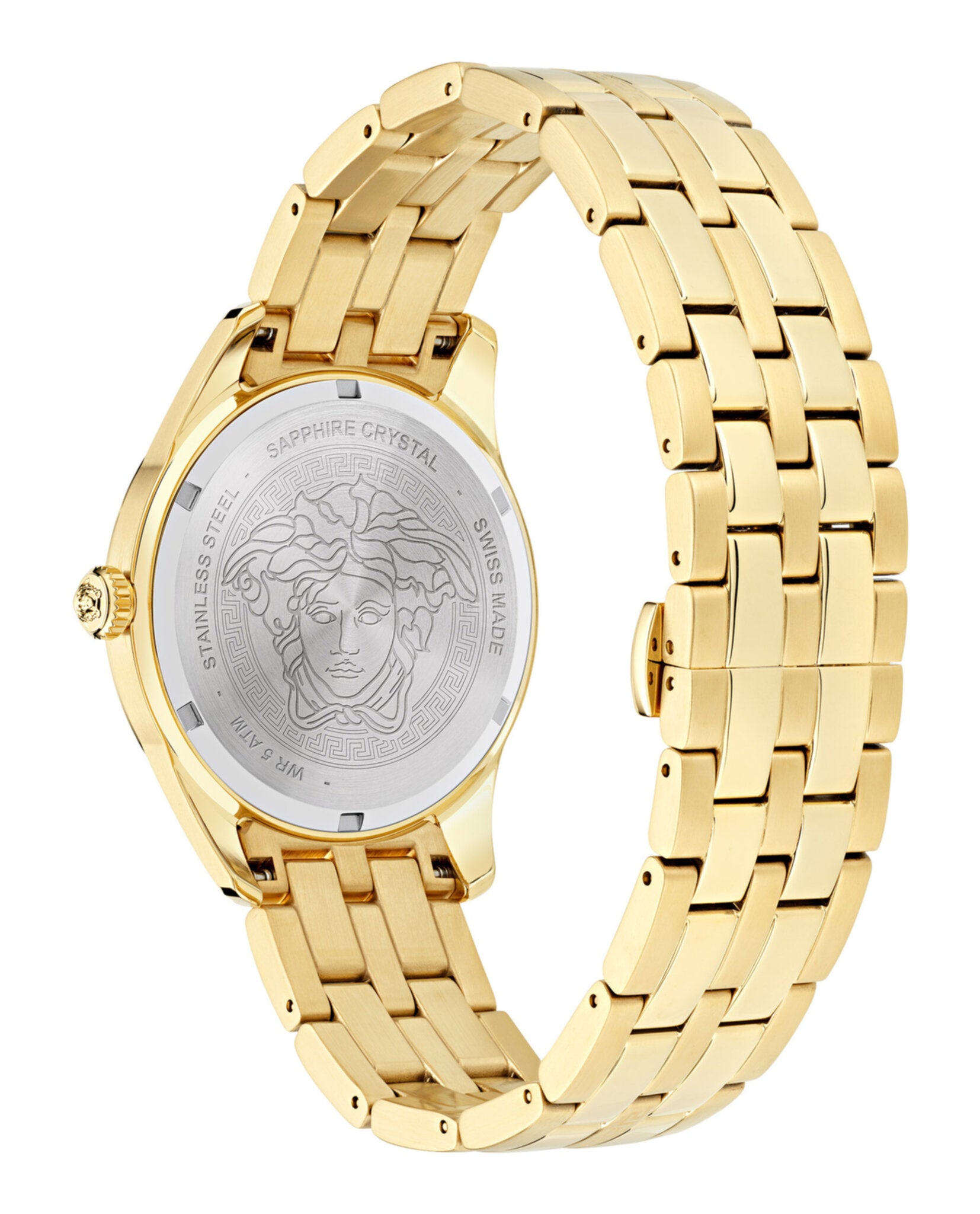 Versace Mens Greca Time 41mm Strap Fashion Watch