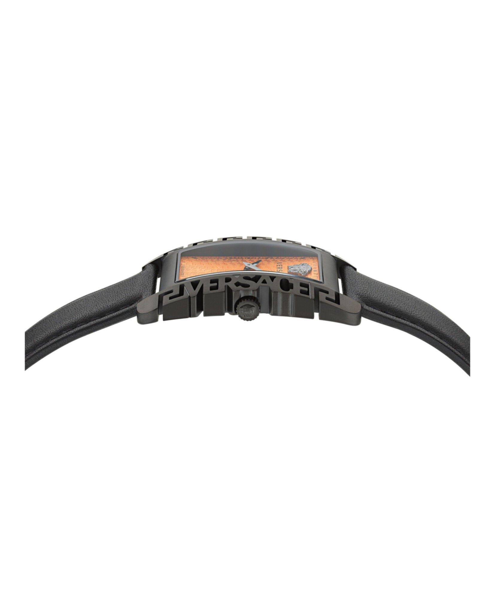 Versace Mens Versace Flair Black 27.8mm Strap Fashion Watch