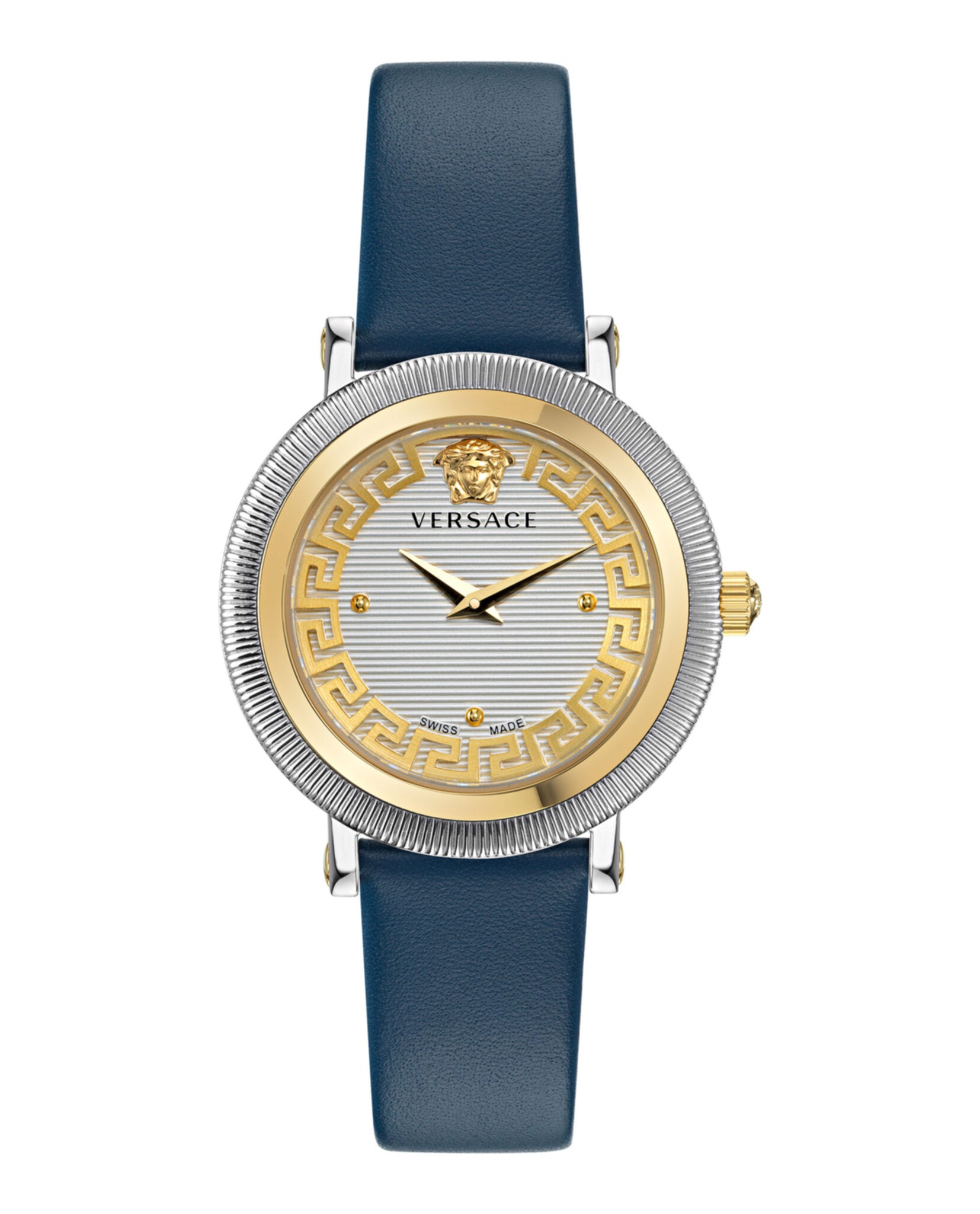 Versace Womens Two Tone 35mm Strap Fashion Watch