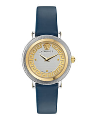 Versace Womens Two Tone 35mm Strap Fashion Watch