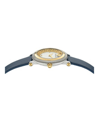 Versace Womens Two Tone 35mm Strap Fashion Watch